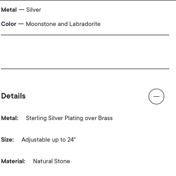 Moonstone, Labradorite necklace - Picture 3 of 7